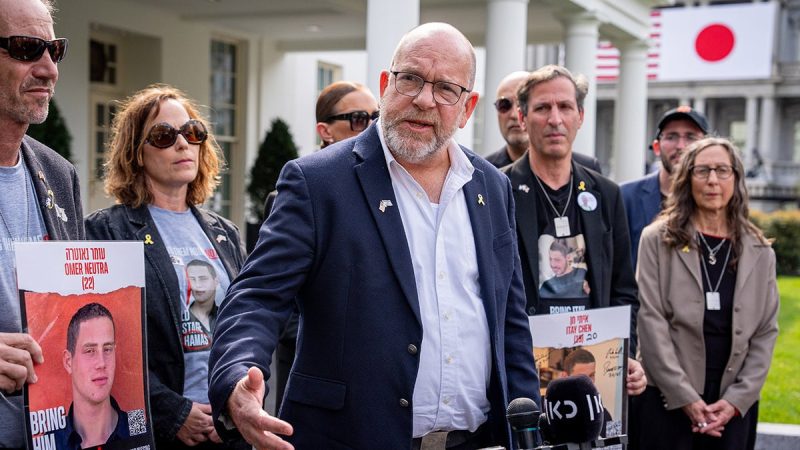  Father of Israeli-American hostage pleads for deal ‘with Satan’ before Biden, Harris enter Situation Room