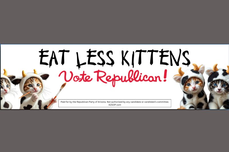  Arizona GOP billboards implore voters to ‘EAT LESS KITTENS’