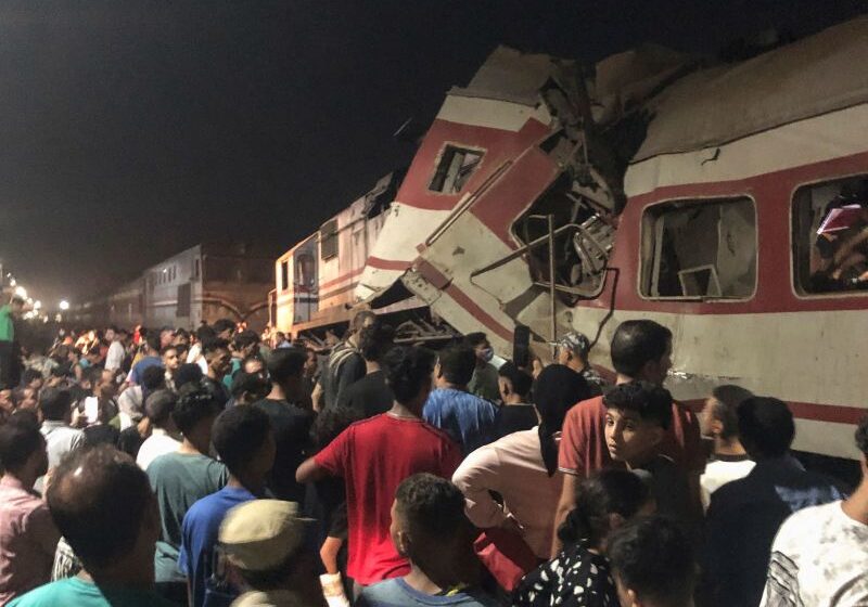  At least two killed as trains collide in Egypt