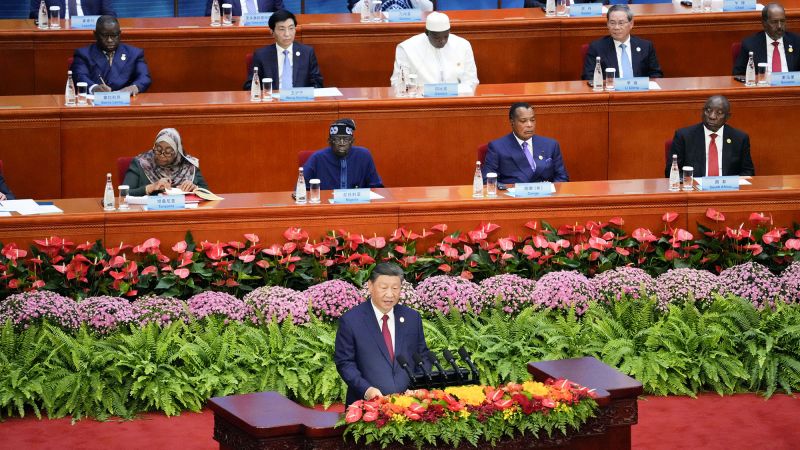  Xi Jinping had one message for dozens of visiting African leaders: choose China