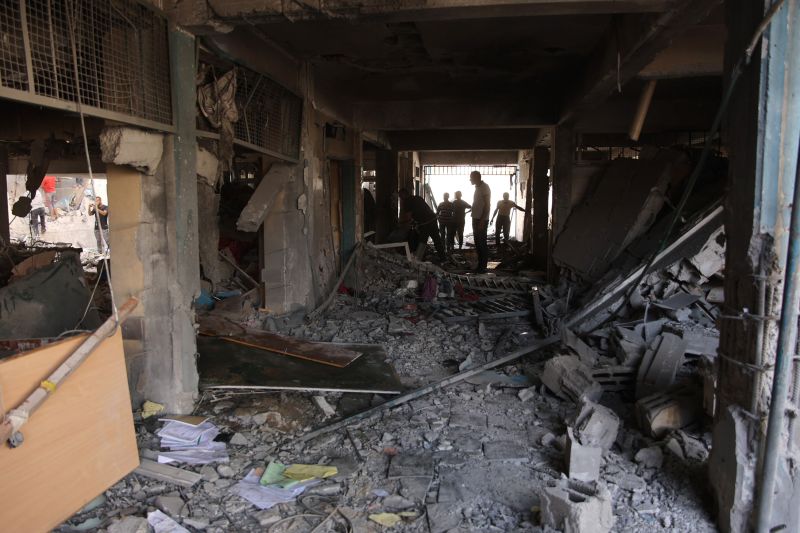  At least 22 killed in Israeli strike on Gaza school compound