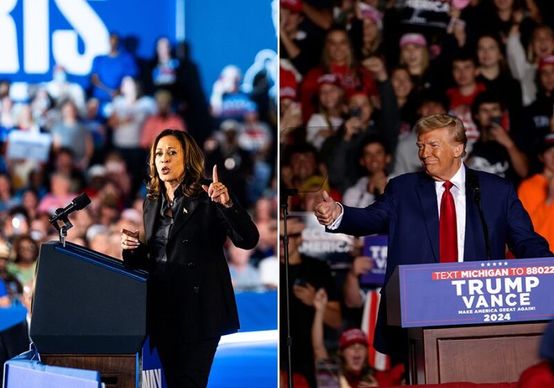  Harris and Trump take divergent paths in a tied race