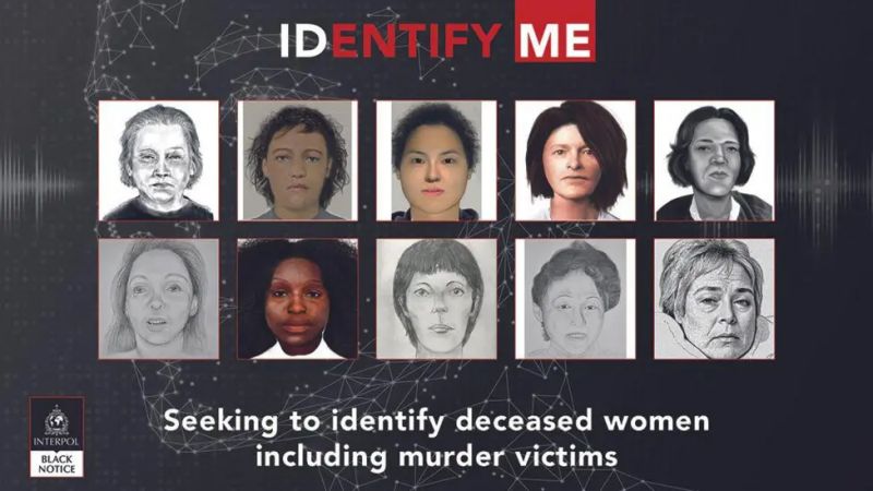  Interpol seeks public’s help in solving 46 cold cases involving unidentified women