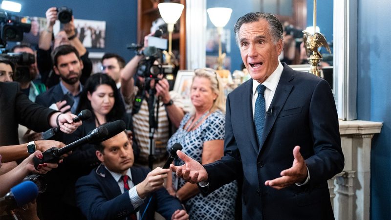  Trump foe Mitt Romney resists endorsing Harris