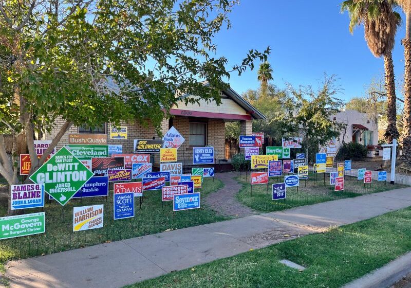  This campaign sign graveyard is bringing election losers back from the dead