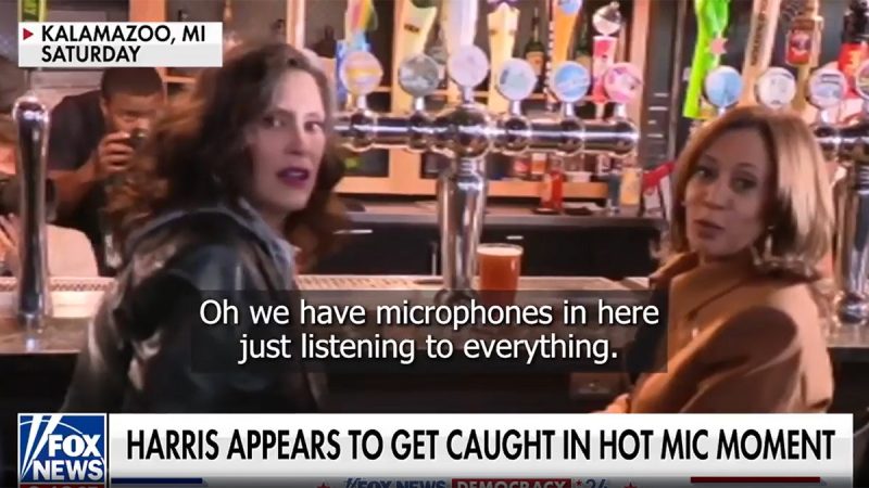  Harris caught on hot mic admitting her campaign is struggling with male voters