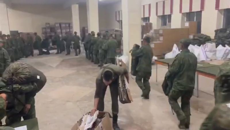  North Korean troops seen being kitted out in Russia ahead of likely despatch to Ukraine