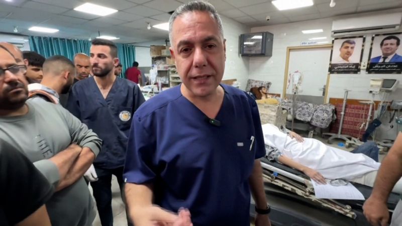  ‘Instead of aid, we are receiving tanks’: Keyhospital in northern Gaza comes under Israeli fire