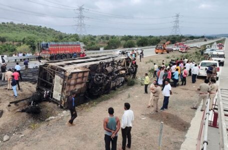 At least 36 dead after overcrowded bus skids into deep gorge in northern India