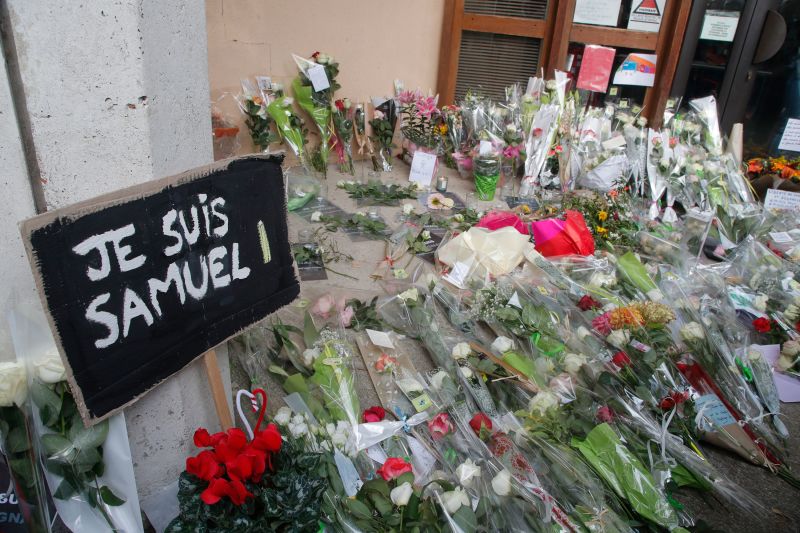  Six French teenagers convicted in connection with 2020 beheading of teacher Paty