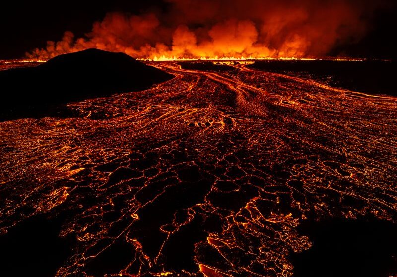  Iceland volcano erupts for the seventh time in a year