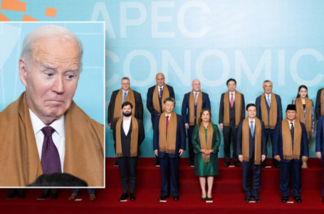 Biden awkwardly stands in back of APEC photo with China’s Xi Jinping front and center