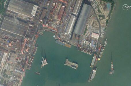 Satellite imagery shows mystery ship built in China amid breakneck naval expansion