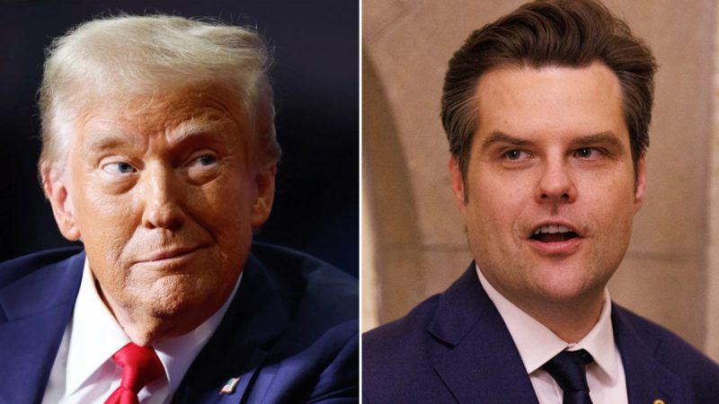  Trump dropped Matt Gaetz after complaining about high political cost of defending him