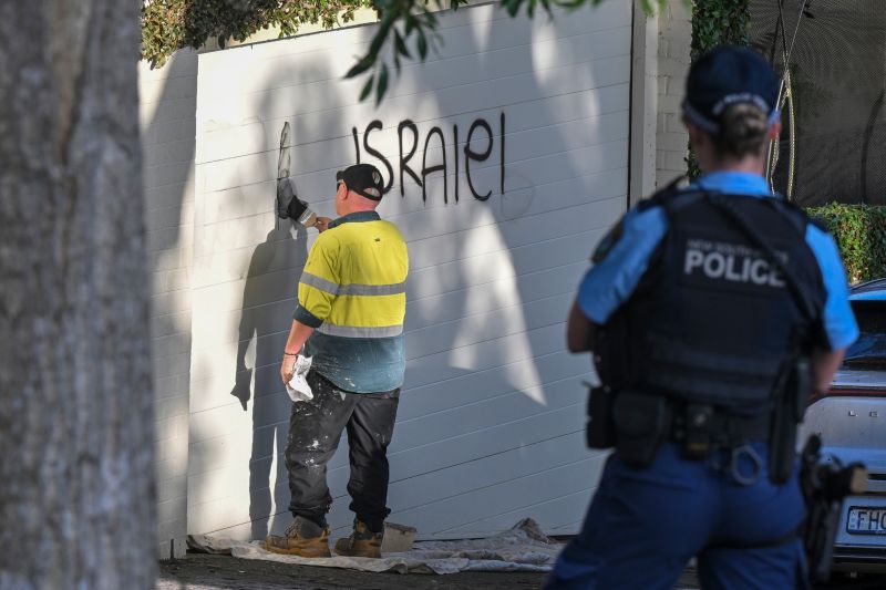  Vandals attack Jewish area in Sydney in latest antisemitic attack