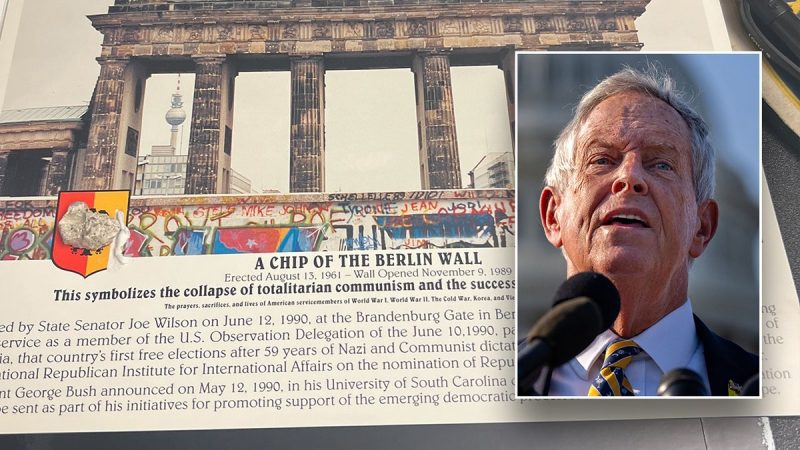  GOP lawmaker gifts ‘chip of the Berlin Wall’ to colleagues in bid for top committee spot