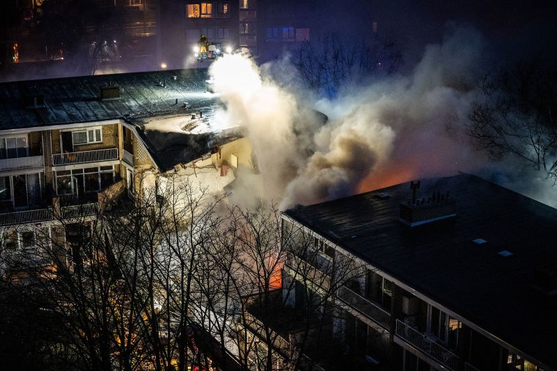  At least four in hospital after blast causes Dutch apartment building to partially collapse