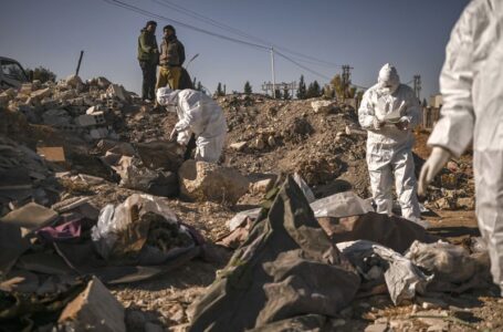 Hundreds of thousands of bodies could be buried in Syrian mass graves, advocacy group says