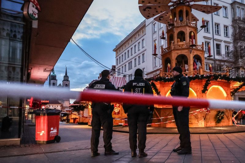  Anti-immigrant anger rises at scene of German market attack