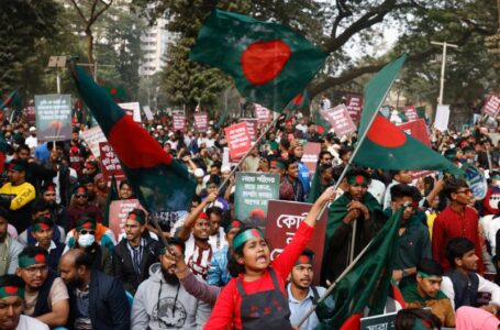 Thousands march in Bangladesh to mark student-led uprising that ousted Prime Minister Hasina