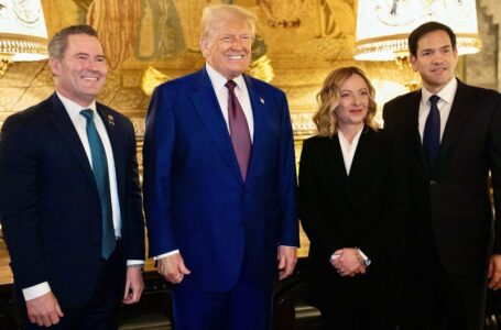 Trump hails Italy’s PM as a ‘fantastic woman’ as she visits him in Florida