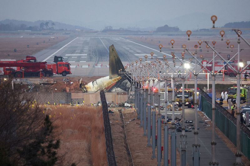  “Black boxes” from crashed South Korean plane stopped recording about four minutes before disaster, officials say