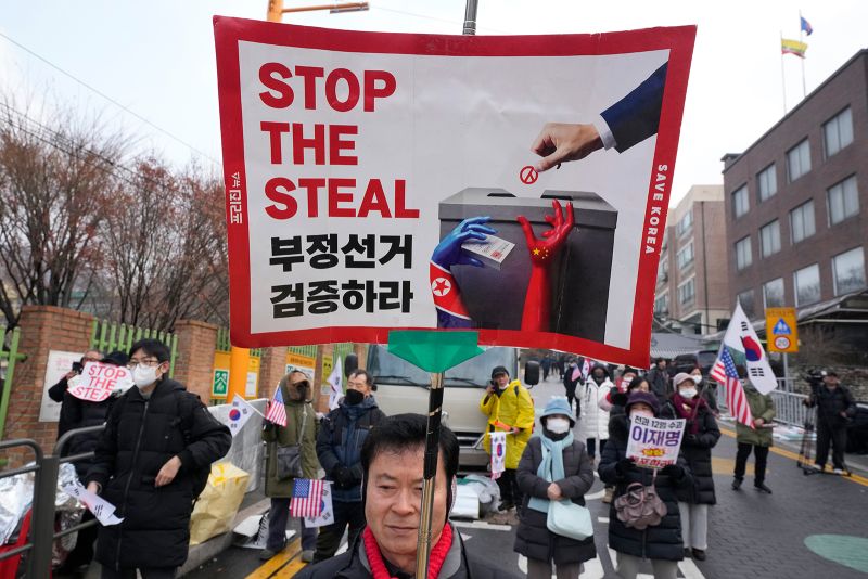  ‘Stop the Steal’ in South Korea? Why MAGA-like hats and slogans are part of President Yoon’s impeachment drama