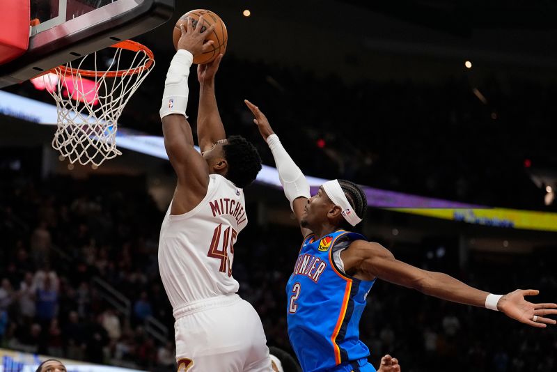  Cavaliers win 11th consecutive game after topping the Thunder in historic NBA matchup