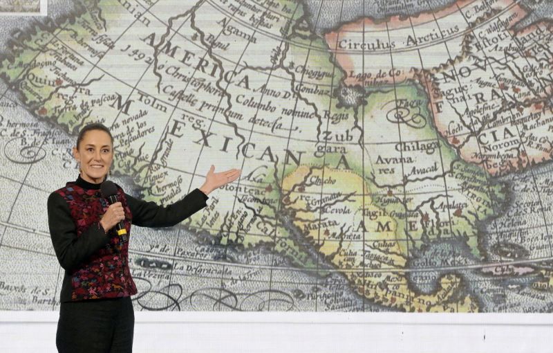  Mexican president says she sent letter to Google contesting Gulf of Mexico name change