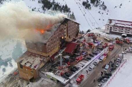 Fire breaks out at ski resort hotel in northwestern Turkey, killing at least 10