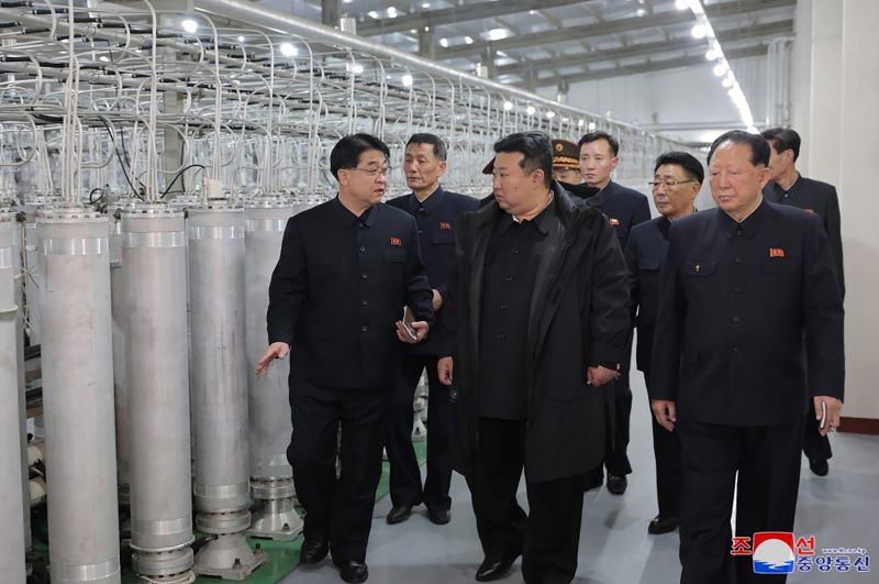  North Korean leader Kim inspects nuclear facility and calls for bolstering arsenal