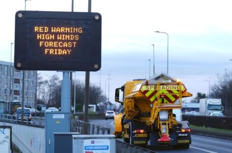 ‘Bomb’ cyclone Storm Éowyn approaches Ireland and parts of UK as schools and public transport shut