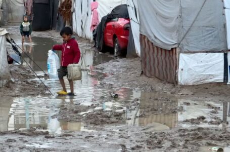 ‘We’re dying from the cold’: Displaced Palestinians battle winter in Gaza