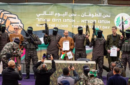 Three more hostages handed to Israeli military in fifth round of Israel-Hamas ceasefire releases