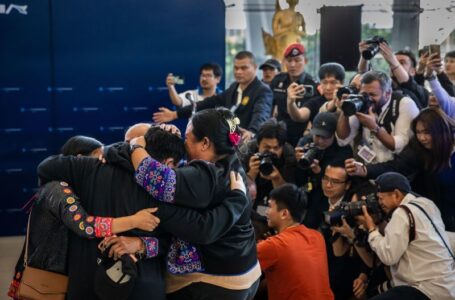 Released Thai hostages return to Bangkok after being held for over a year in Gaza