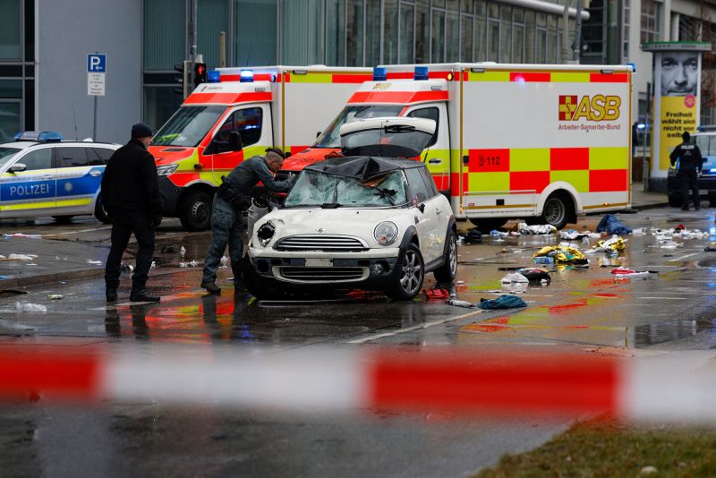  Munich car ramming believed to be an attack, officials say