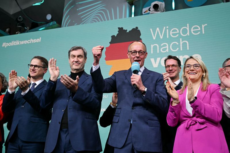  Merz claims win for German conservatives as far right surges to strongest postwar election result