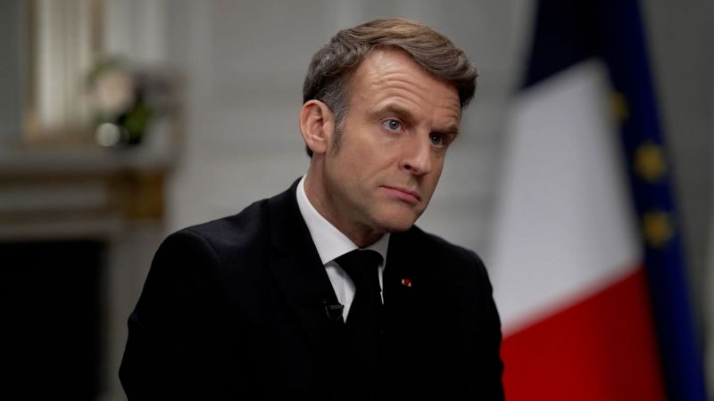  Europe ‘not in the AI race today,’ French President Macron says