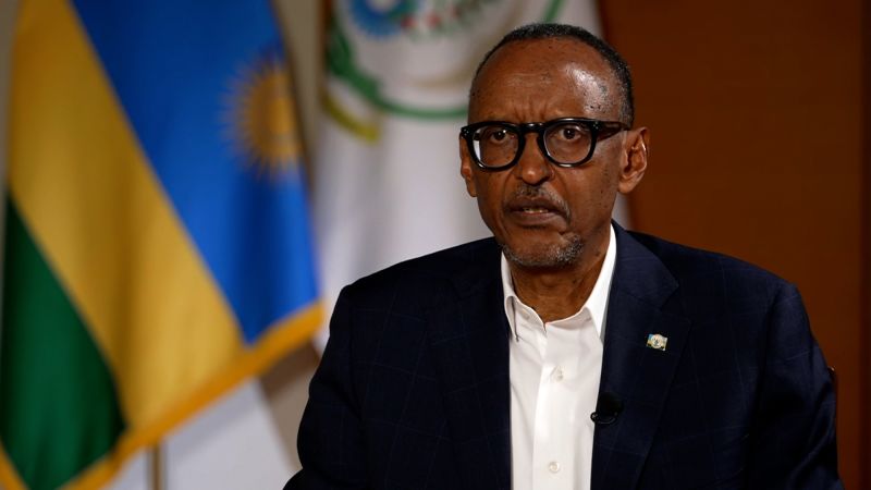  Rwanda’s president says he doesn’t know if his country’s troops are in DRC